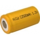 Pile NiCD C 2500 mAh tête plate - 1,2V - Evergreen