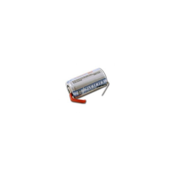 Pile NiMH Sub C 5000 mAh avec languettes - 1,2V - Tenergy