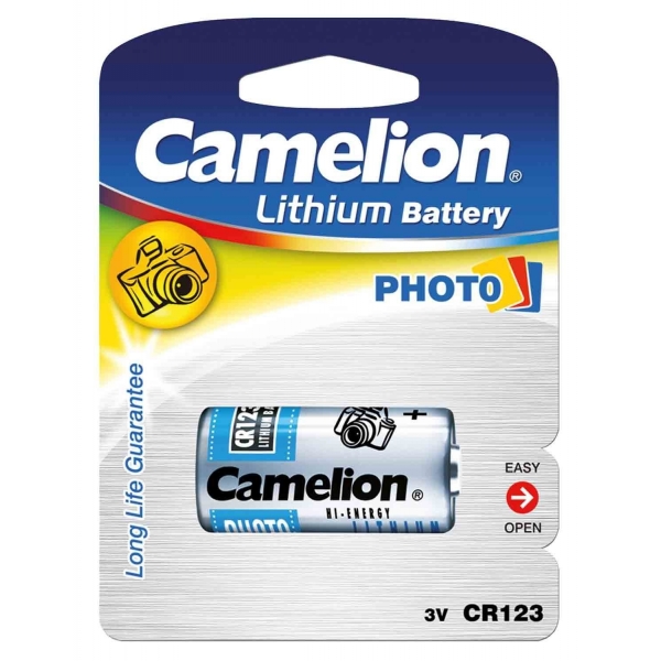 Pile CR123A 3V Photo Lithium Une énergie longue durée pour des photos  époustouflantes, Philips