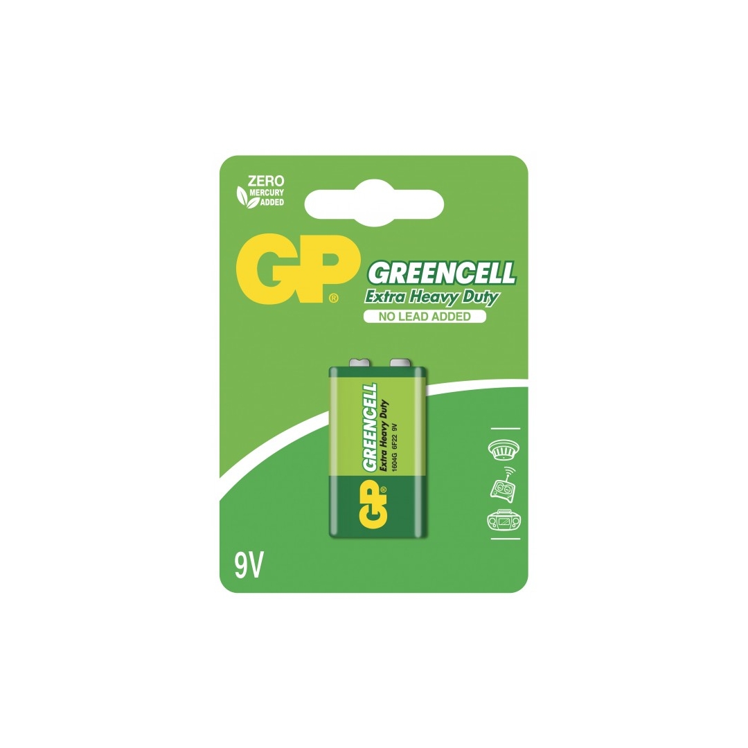 Blister de 1 pile saline 9V / 6F22 - GP Battery