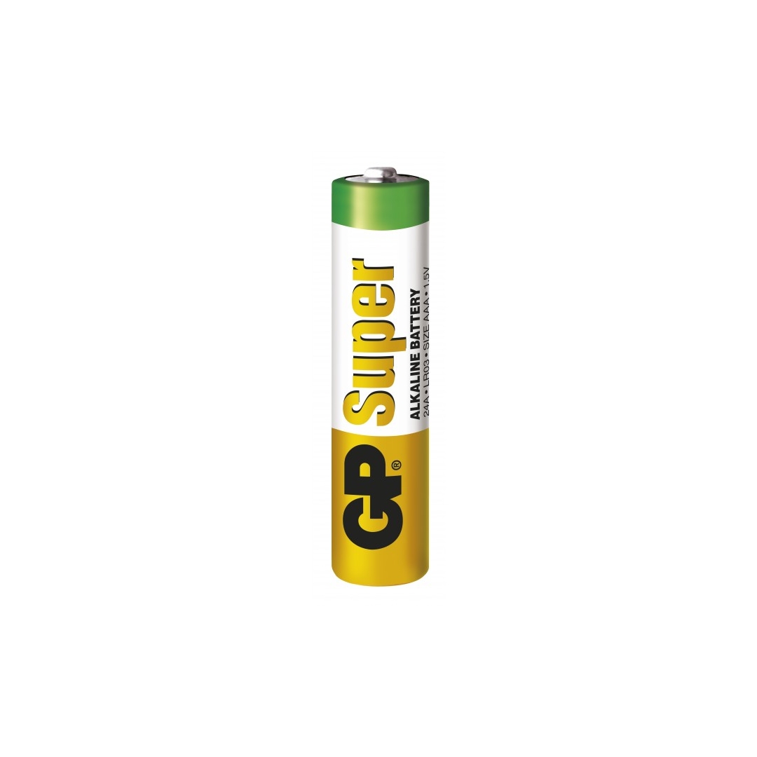 Blister de 4 piles alcaline AAA / LR03 SUPER - GP Battery