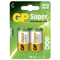 Blister de 2 piles alcaline C / LR14 SUPER - GP Battery