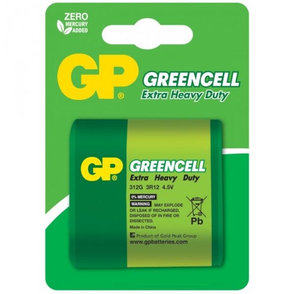 Pile GP Greencell 1,5V LR06 AA Blister 4