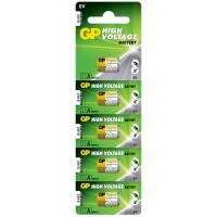 Carte de 5 piles alcaline 11A / MN11 - 6V - GP Battery