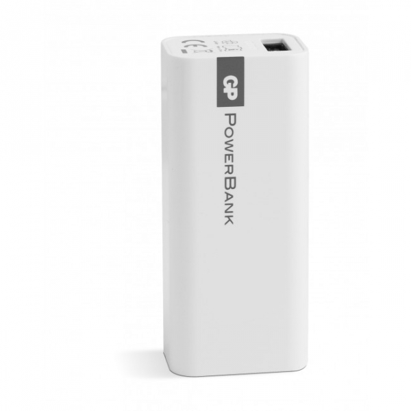 PowerBank Yolo GP 1C02A 2600mAh In 1A / Out 1A / Li-Ion, blanc