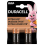 Duracell Duralock C&B LR03 AAA 4 x piles alcalines