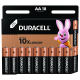 Duracell Basic LR6 AA x 18 piles alcalines