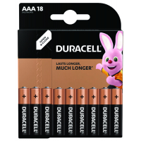 Duracell Basic LR03 AAA x 18 piles alcalines