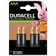 Duracell rechargeables R03 AAA Ni-MH 900 mAh x 4 piles