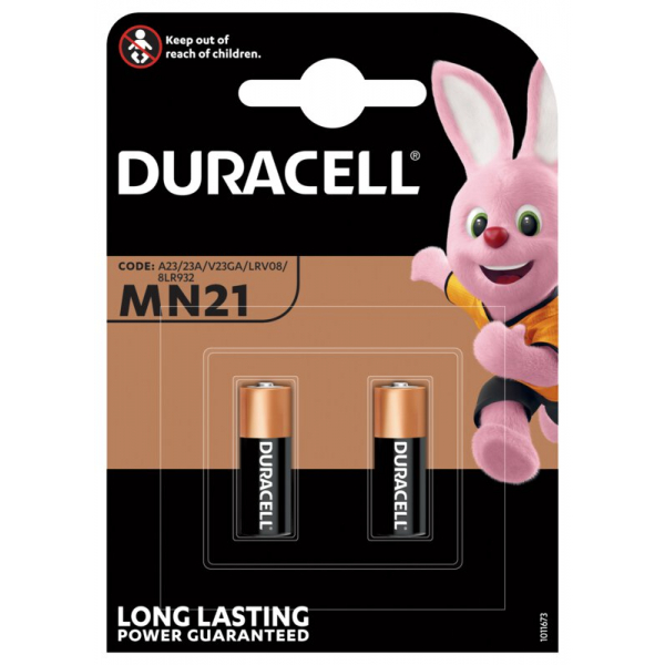 Duracell 23A pour télécommande de voiture x 2 piles