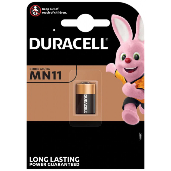 Duracell 11A MN11 pour télécommande de voiture x 1 pile