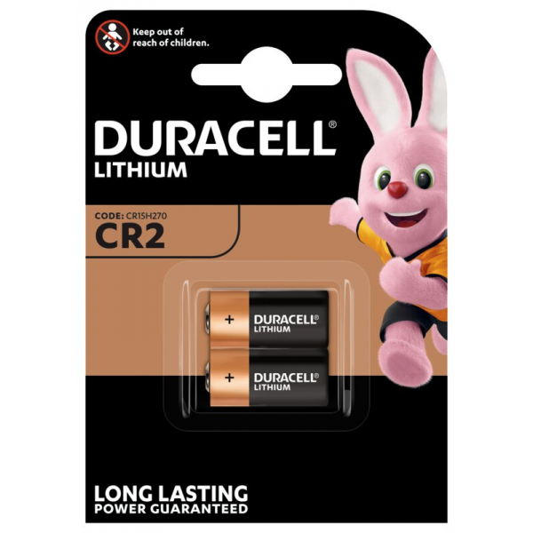 Duracell CR2 Photo Lithium x 2 piles