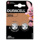 Duracell CR2016 lithium x 2 piles