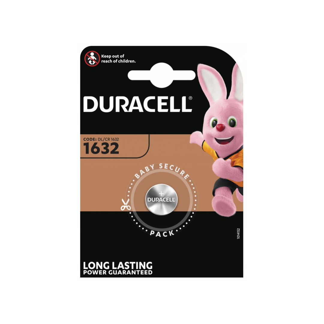 Duracell CR1632 lithium x 1 pile - PilesMoinsCher