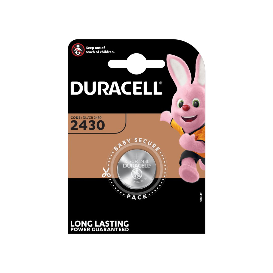 Duracell CR2430 lithium x 1 pile - PilesMoinsCher