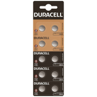 Duracell G13/LR44/A76/L1154/157 x 10 piles