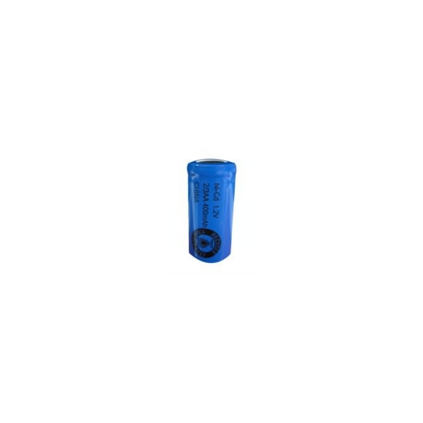 Pile NiCD 2/3 AA 400 mAh tête plate - 1,2V - Evergreen