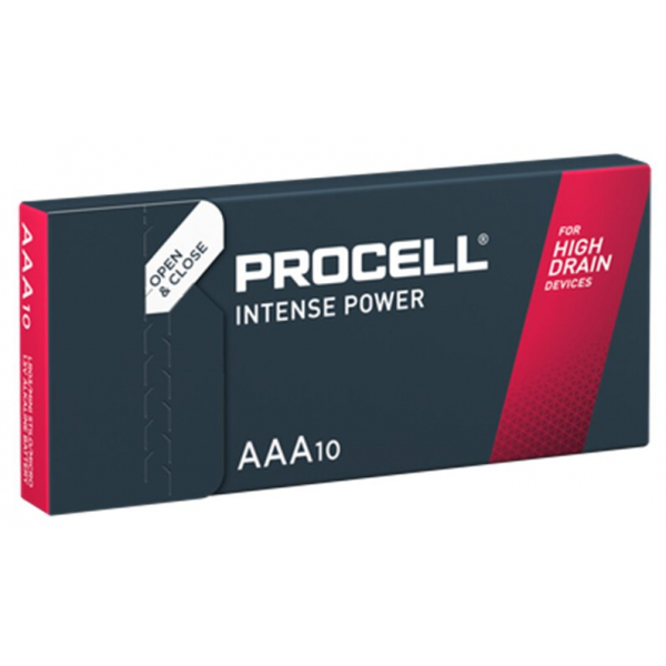 Duracell Procell INTENSE LR03/AAA x 10 piles alcaline