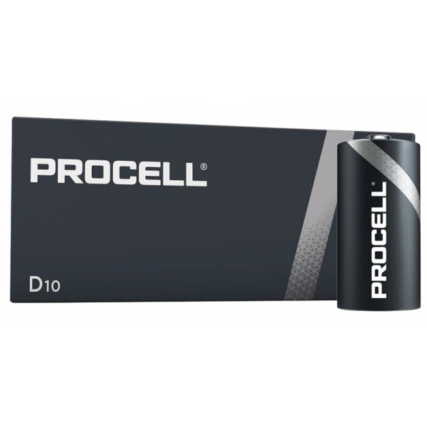 Duracell Procell LR20/D x 10 piles alcaline