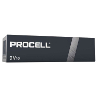 Duracell Procell 6LR61/9V x 10 piles alcaline