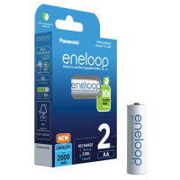 Panasonic Eneloop R6 AA 2000mAh x 2 piles rechargeables (blister)