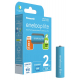 Panasonic Eneloop Lite NOUVEAU R6/AA 950mAh x 2 piles rechargeables (blister)