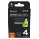 Panasonic Eneloop PRO NEW Ni-MH 930mAh R03/AAA x 4 piles rechargeables (blister)