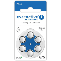 everActive ULTRASONIC 675 pour appareils auditifs x 6 piles
