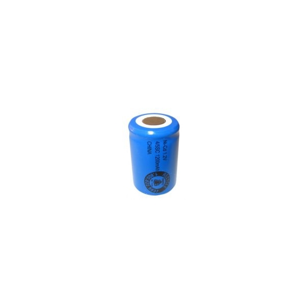 Pile NiCD 4/5 Sub C 1200 mAh tête plate - 1,2V - Evergreen