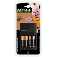 Duracell CEF14 chargeur de batterie + 2 x R6/AA 1300 mAh + 2 x R03/AAA 750 mAh