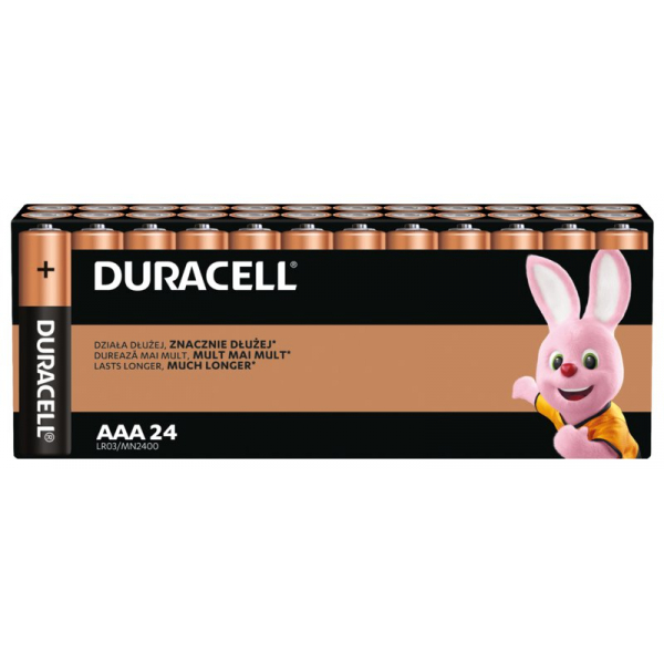 Duracell Basic LR6 AAA x 24 piles alcalines
