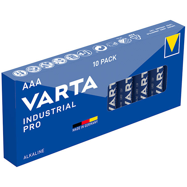 Varta Industrial PRO LR03/AAA x 10 piles