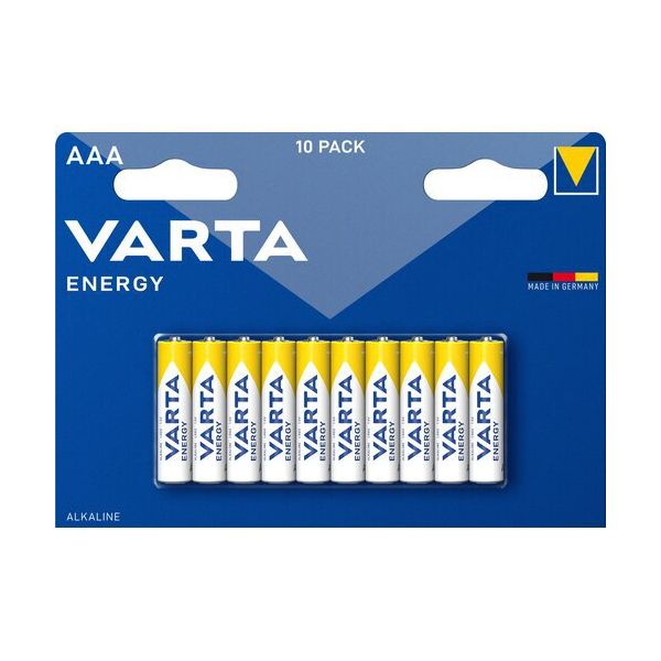 Varta ENERGY LR03/AAA x 10 piles (blister)