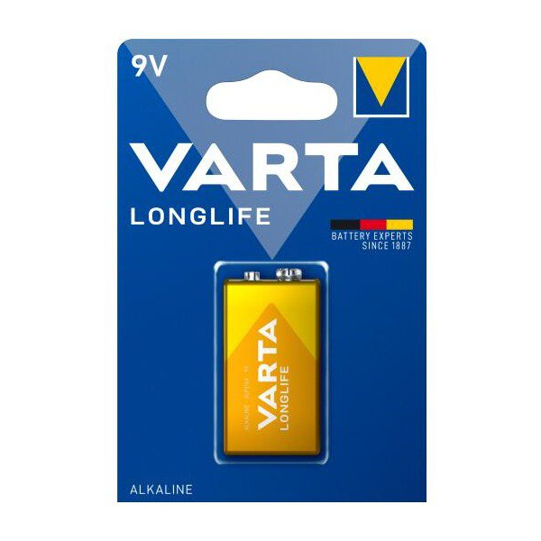 Varta LONGLIFE 6LR61/9V x 1 pile (blister)