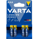 Varta LONGLIFE Power LR03/AAA x 4 piles