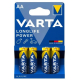 Varta LONGLIFE Power LR6/AA x 4 piles