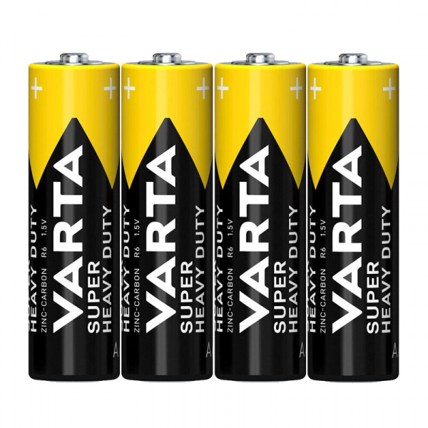 Varta SUPERLIFE / Super Heavy Duty LR6/AA zinc-carbone x 4 piles