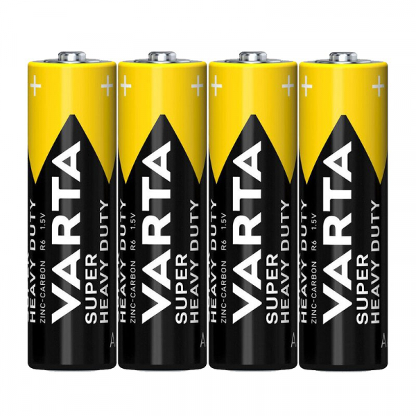 Varta SUPERLIFE / Super Heavy Duty LR6/AA zinc-carbone x 4 piles