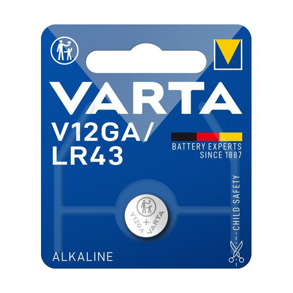 Varta AG10 alcaline X 1 pile (blister)