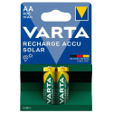 Varta SOLAR LR6/AA Ni-MH 800 mAh x 2 piles rechargeables