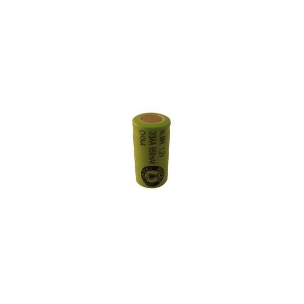 Pile NiMH 2/3 AA 650 mAh tête plate - 1,2V - Evergreen