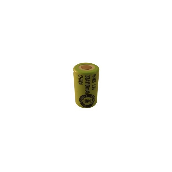 Pile NiMH 2/3 A 1100 mAh tête plate - 1,2V - Evergreen