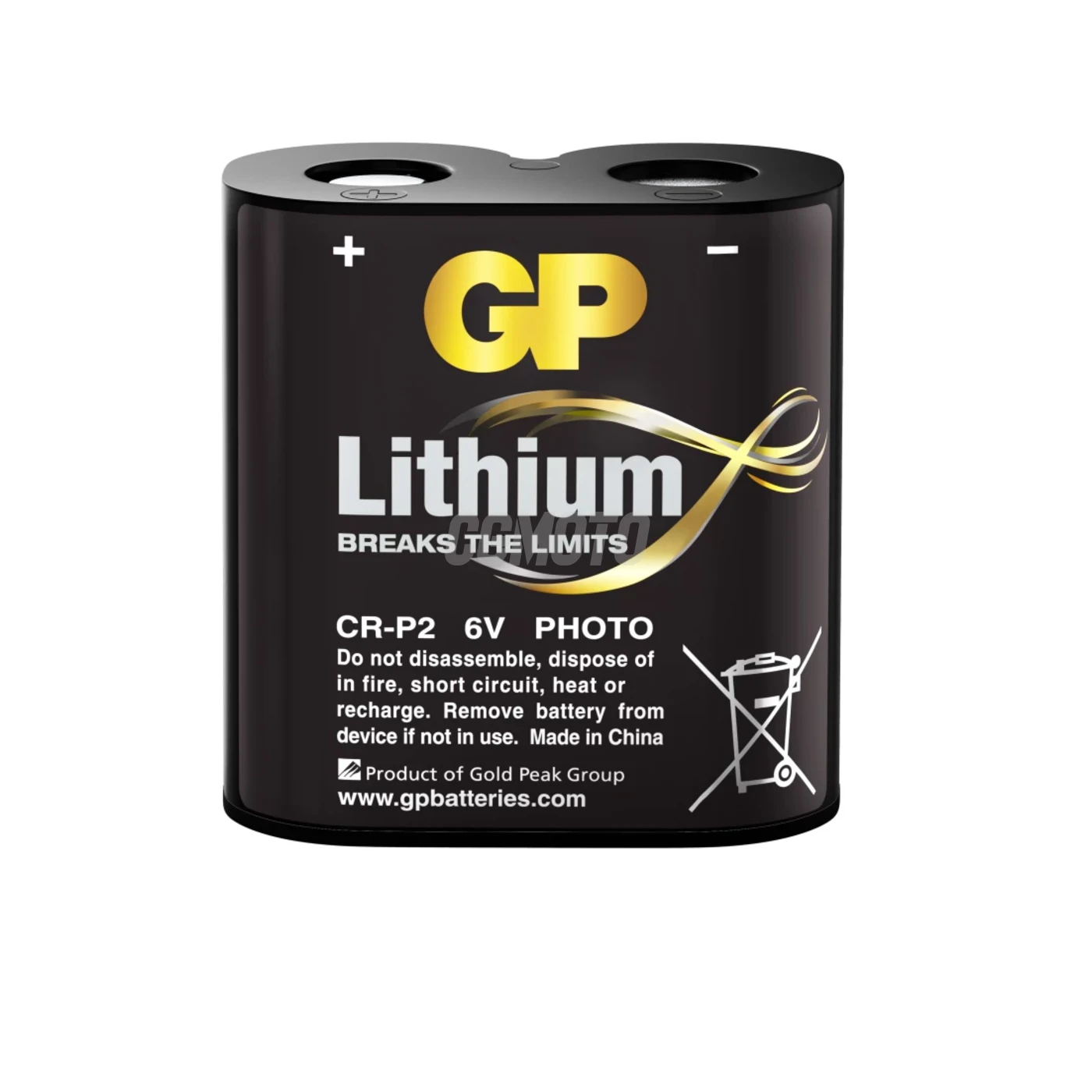 1 pile lithium CR-P2 6 V 