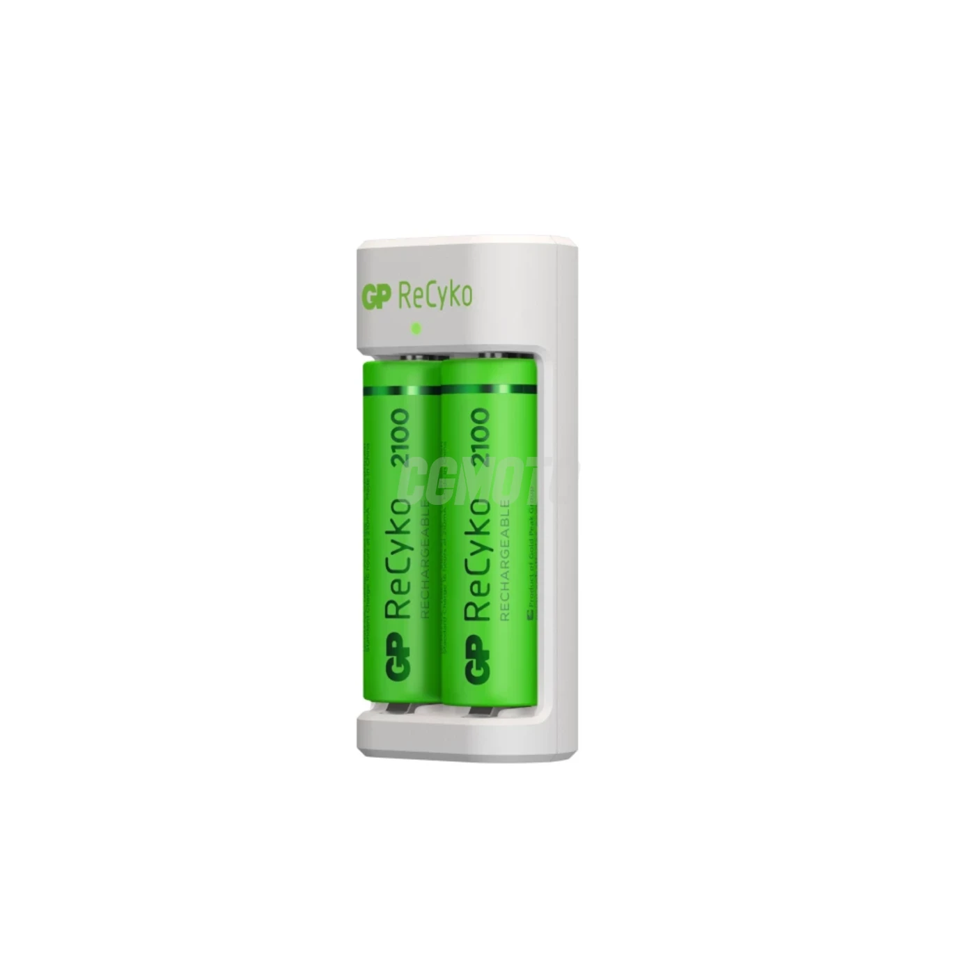 Chargeur classique GP E211 + 2 accus AA 2100 mAh