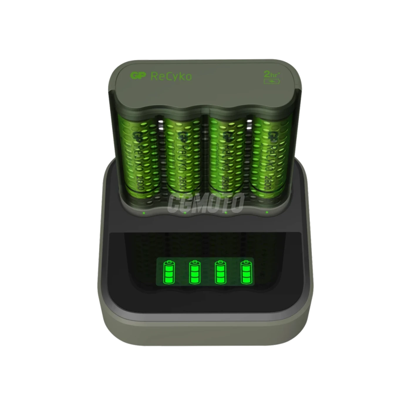 Chargeur rapide 2-4 heures M451 USB + 4 accus AA  2600 mAh + station D451