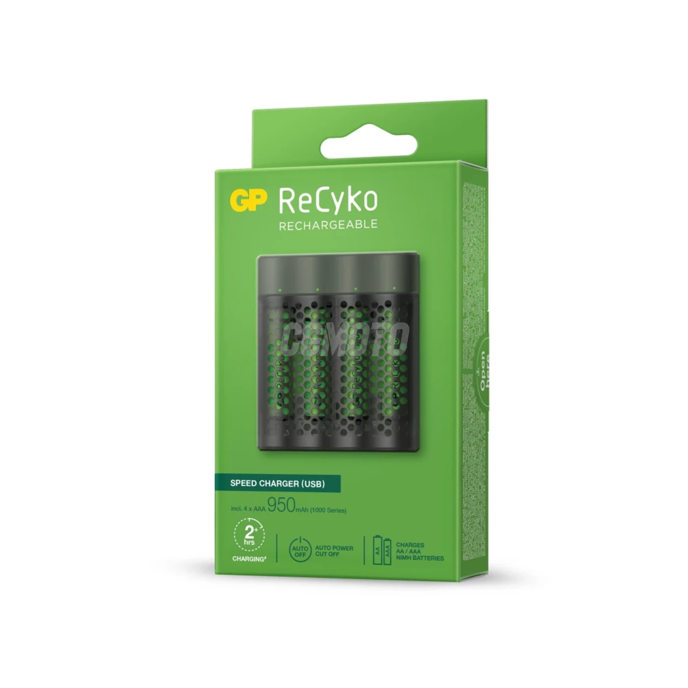 Chargeur rapide 2-4 heures M451 USB + 4 accus AAA  950 mAh