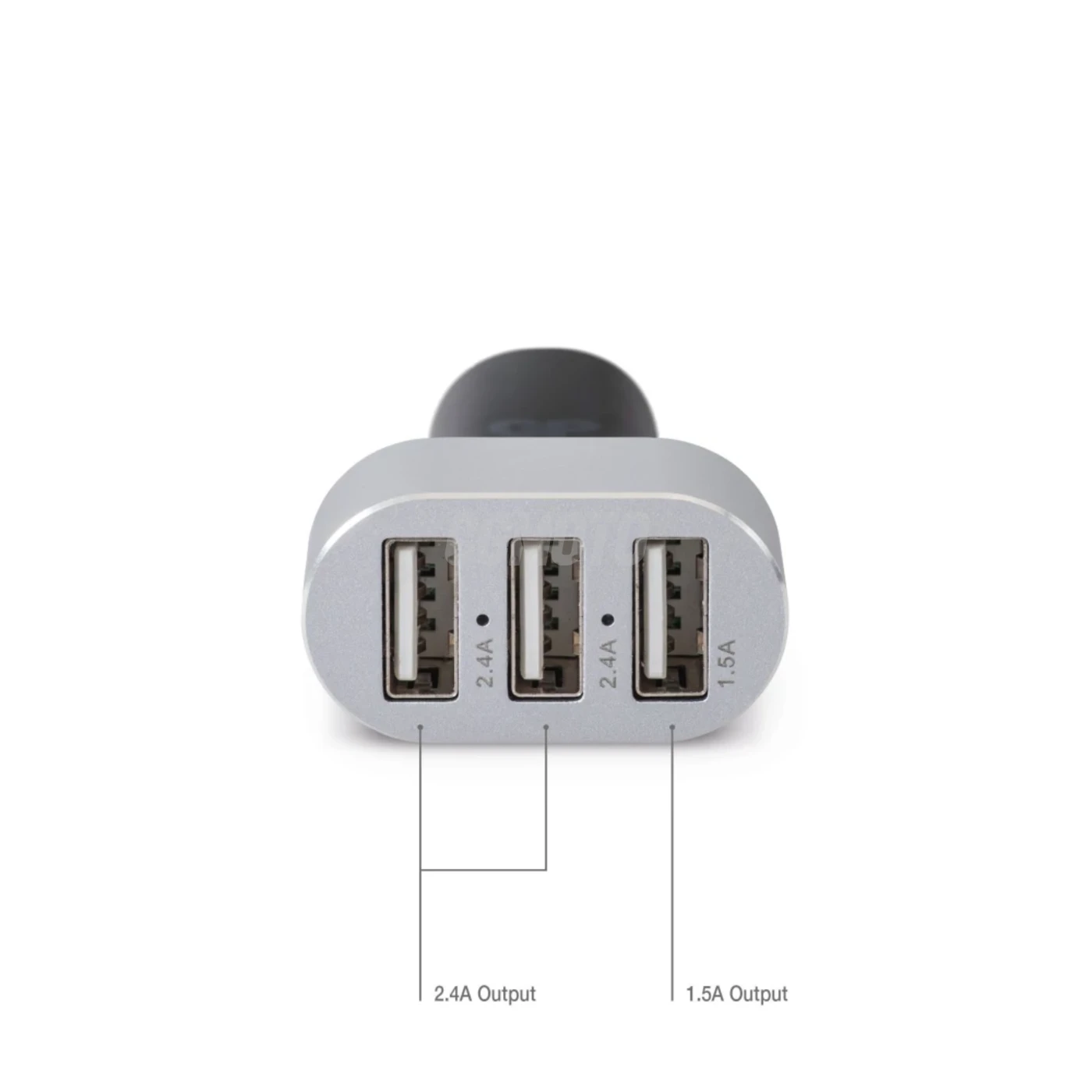 GP Chargeur voiture CC61 - USB - 2 ports USB 2 4A + 1 port USB 1 5A
