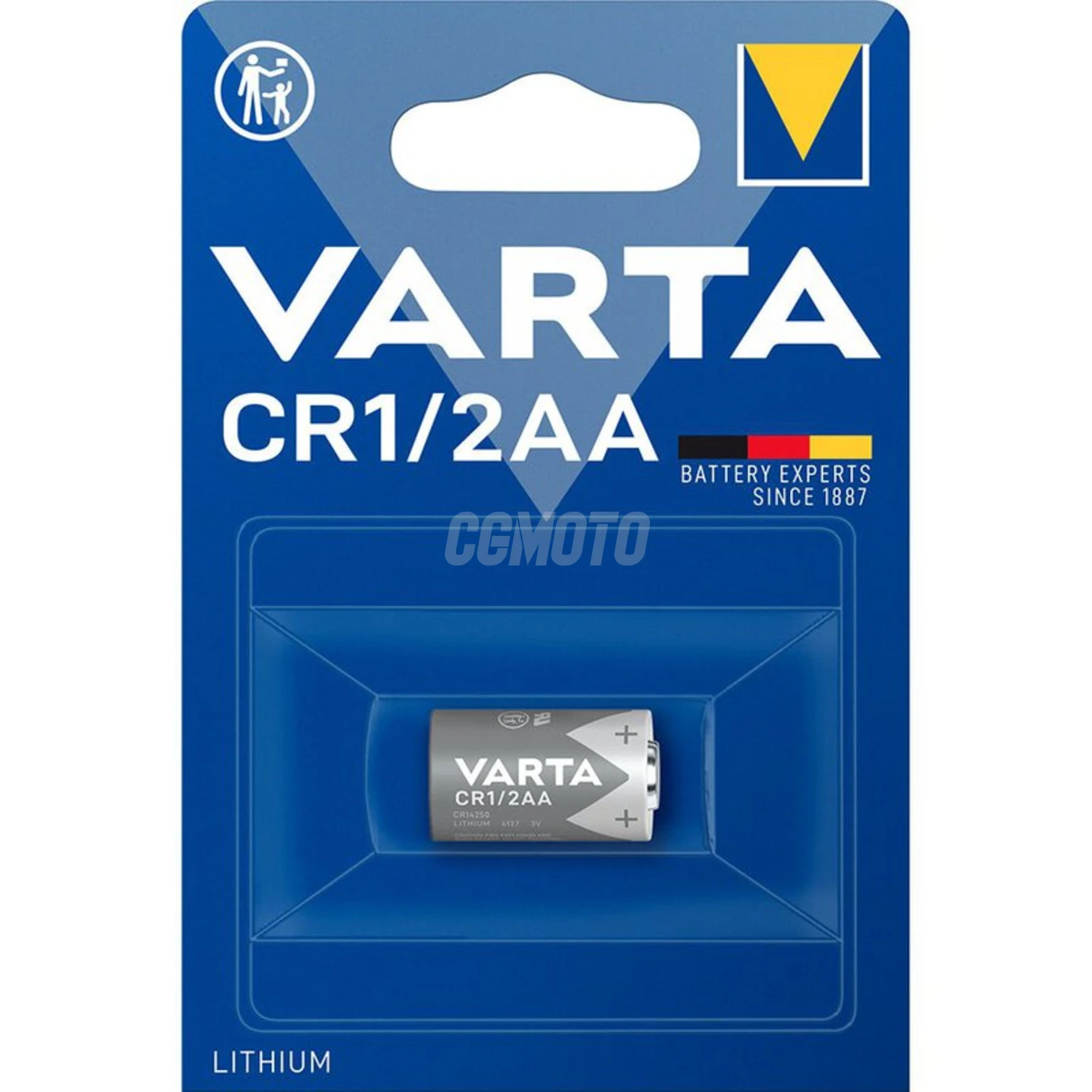 Varta CR1/2 lithium x 1 pile (blister) Varta CR1/2 lithium x 1 pile (blister)