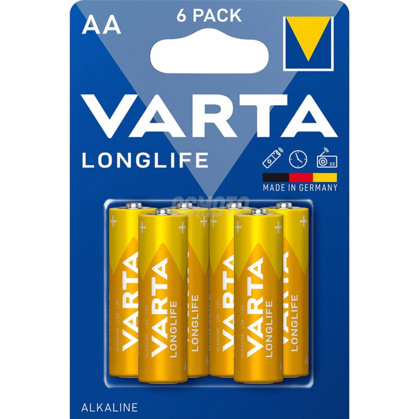 Varta LONGLIFE LR6/AA x 6 piles (blister) Varta LONGLIFE LR6/AA x 6 piles (blister)