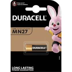 Duracell 27A pour télécommande de voiture x 1 pile